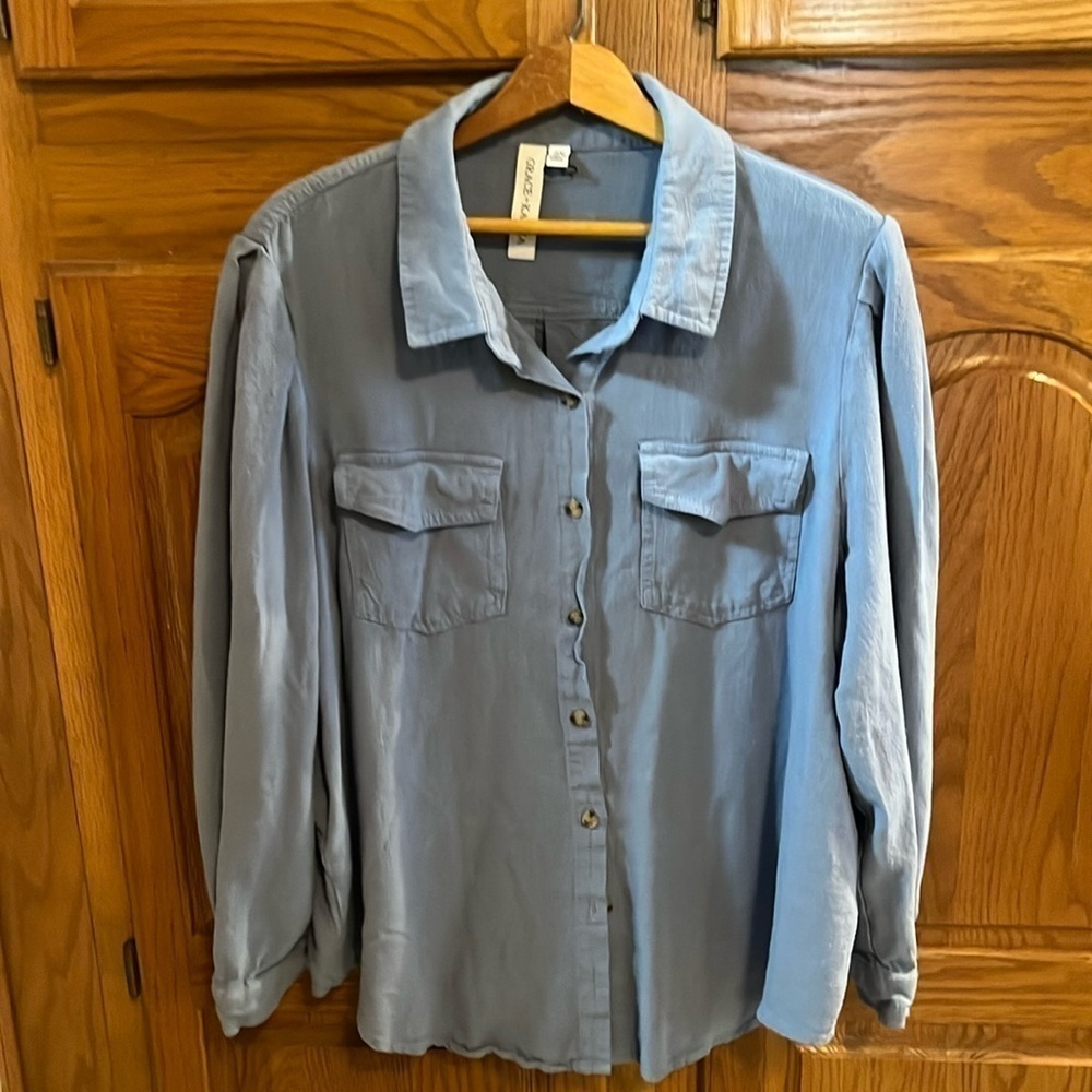 Grace & Karma Button Up Blouse